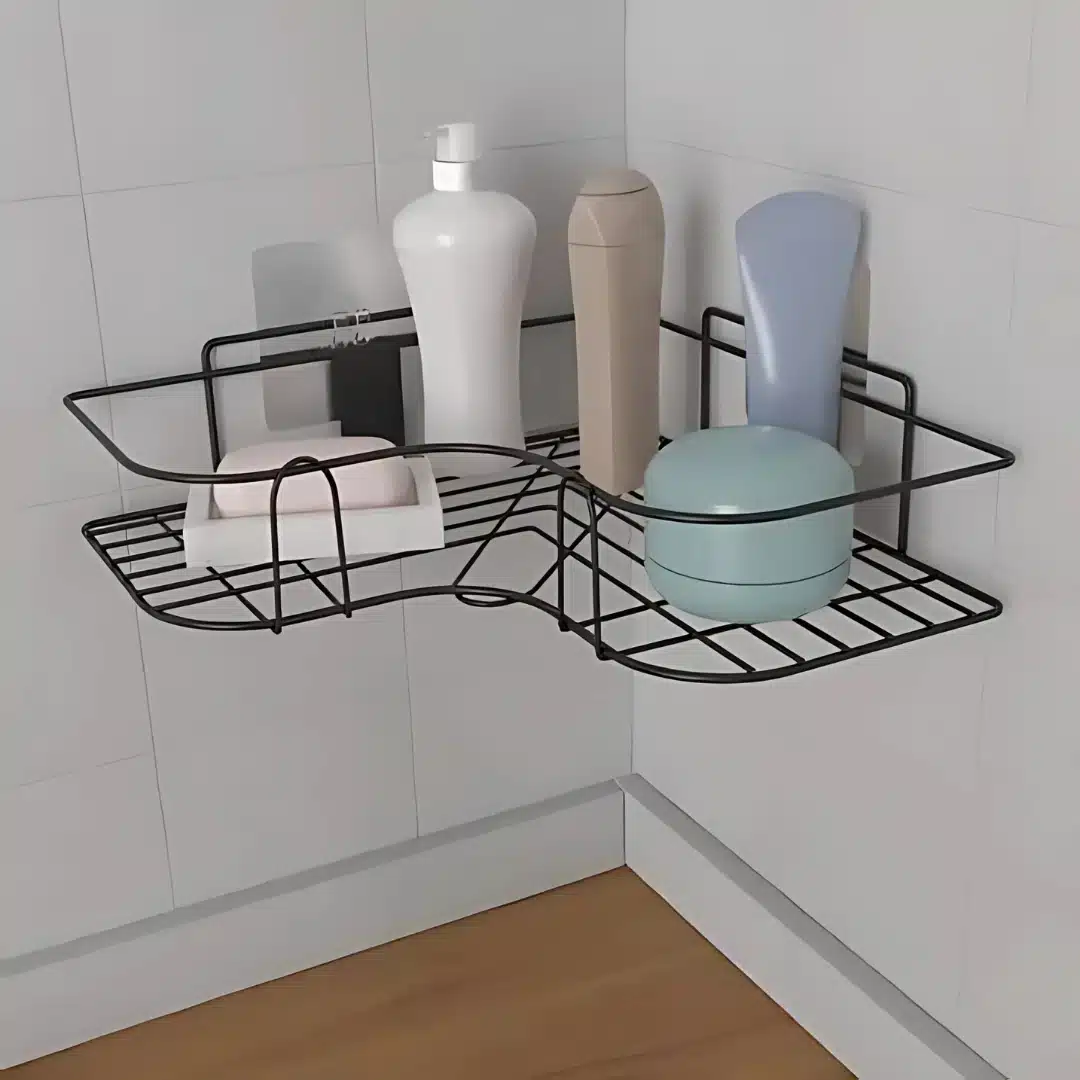Steel Bathroom Corner Shelf Organizer Rack - Image 2
