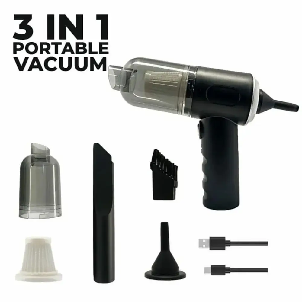 3 in 1 Portable Mini Vacuum Cleaner - Image 4